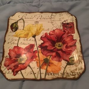 Pier 1 Spring Blooms Plate | EUC